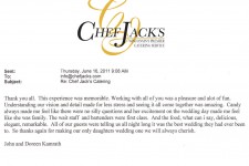 Chef Jack's Catering Reviews