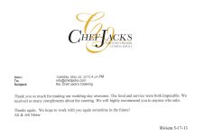 Chef Jack's Catering Reviews