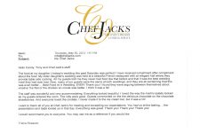 Chef Jack's Catering Reviews