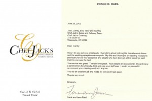 Chef Jack's Catering Reviews