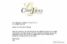 Chef Jack's Catering Reviews